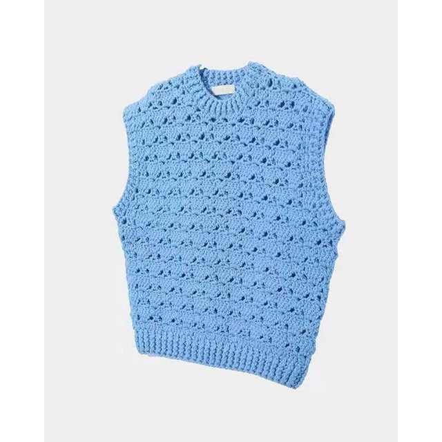 Big Knit Sleeveless Vest