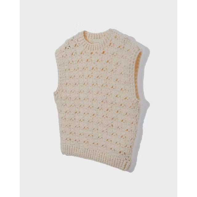 Big Knit Sleeveless Vest