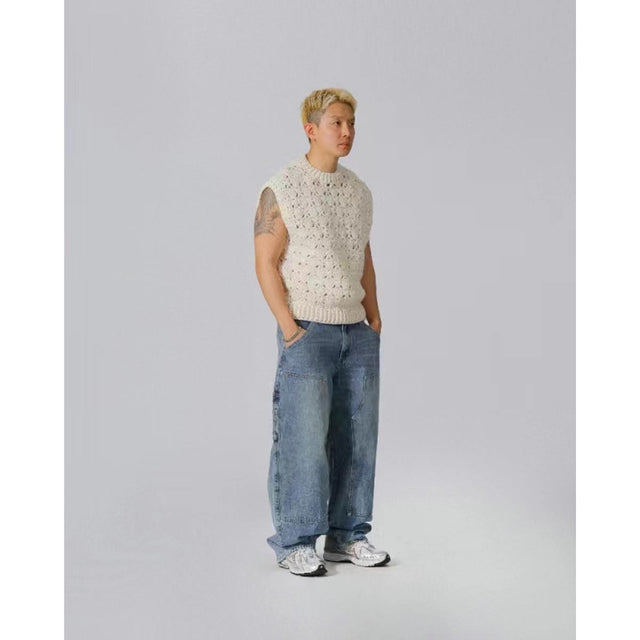 Big Knit Sleeveless Vest