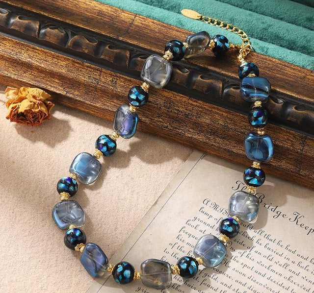 Blue Jade Stone Neckpiece