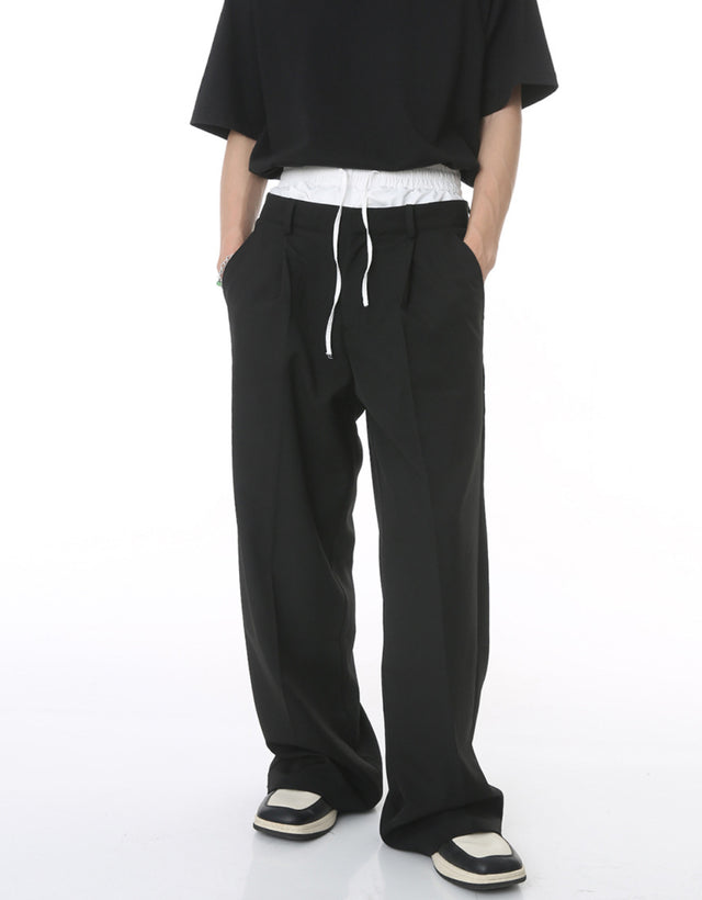 Duo Style Plain Pants