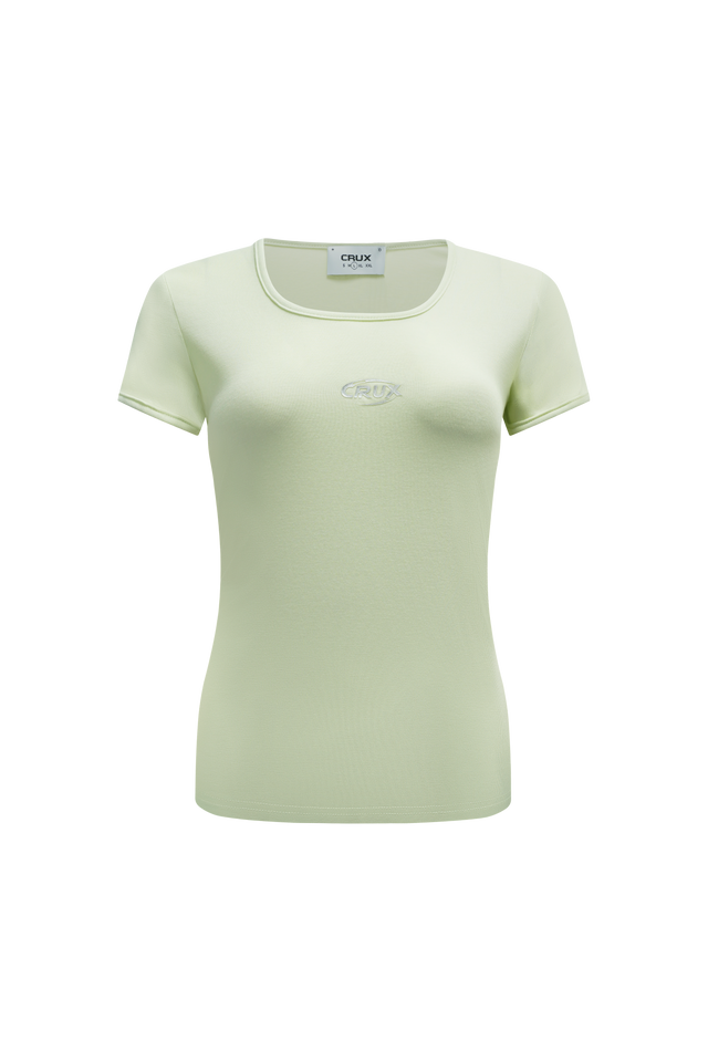 Spandex Low Neck Top