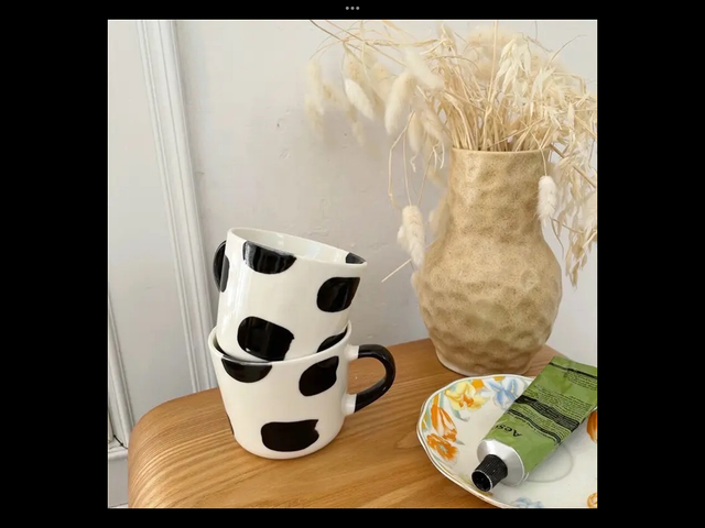 Cow Print Mug