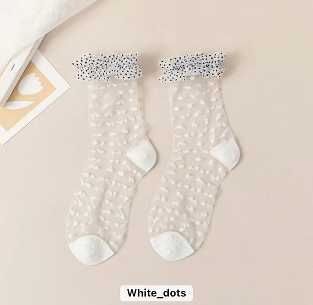 Dot Lace Sock