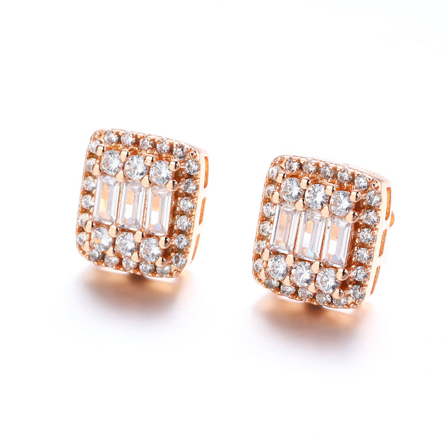 Brick Ice Gold Earring