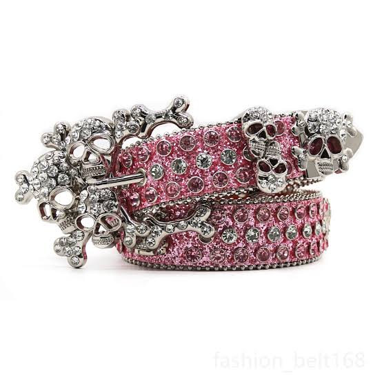 TRIO DANGER RHINESTONE BELT