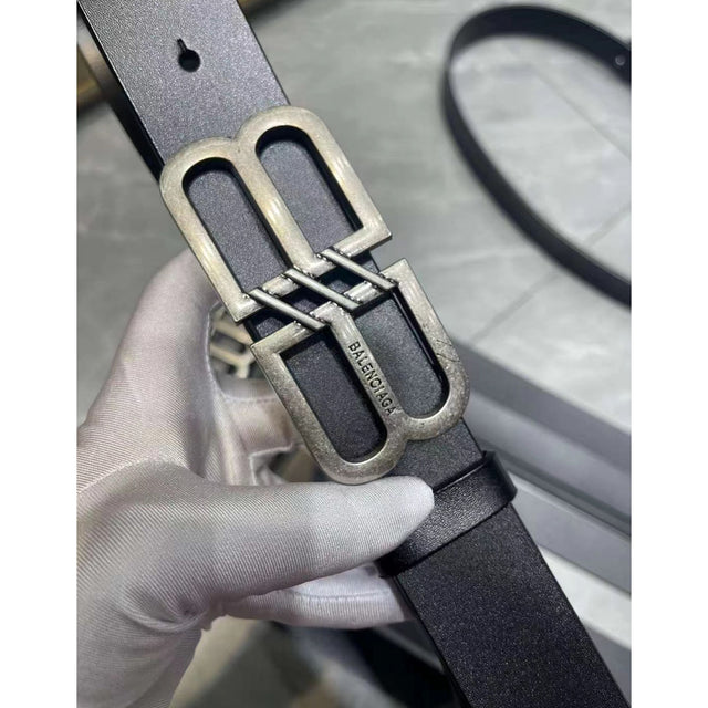 Balenciaga BB Leather Belt
