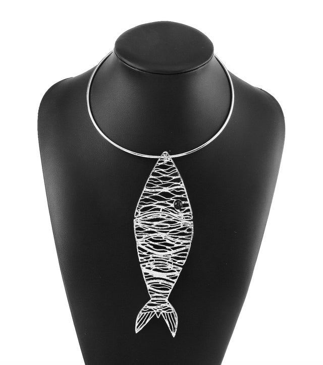 Fishy Steel Neckpiece