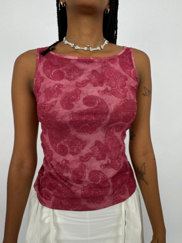 Lotus Paisley Top