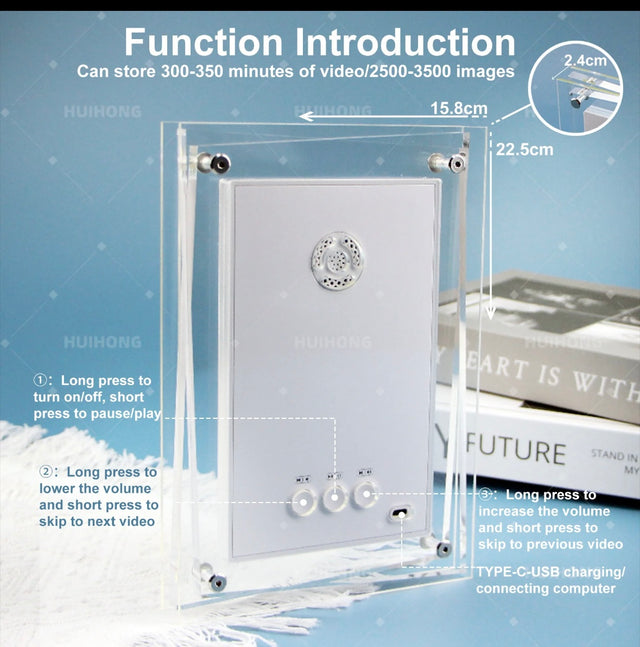 Acrylic Nft video frame