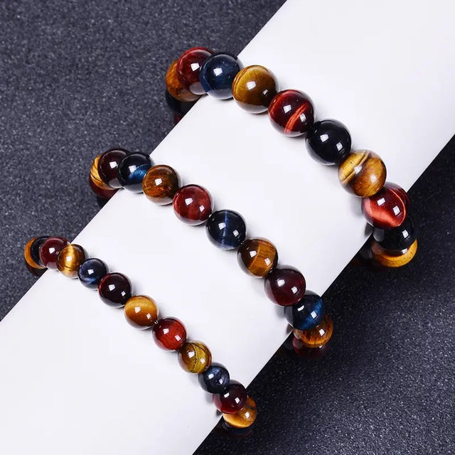 TIGER EYE BEAD BRACELET