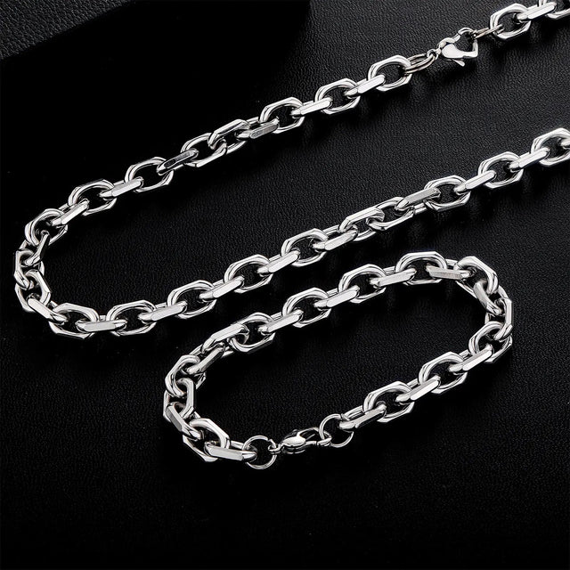 DELUXE CUBAN CHAIN AND BRACELET