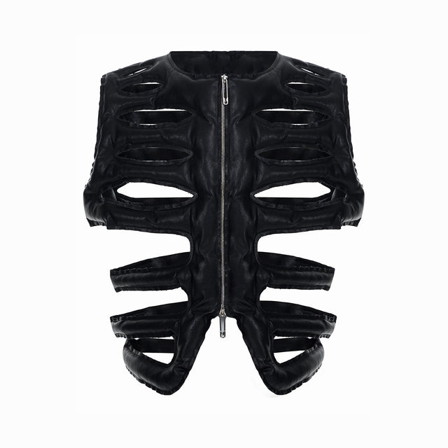 Leather Rib Vest