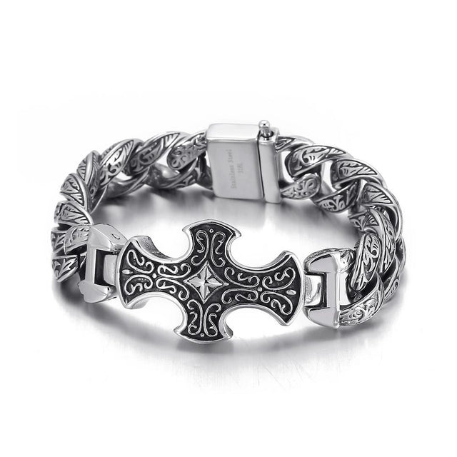 Crusader Cuban Bracelet