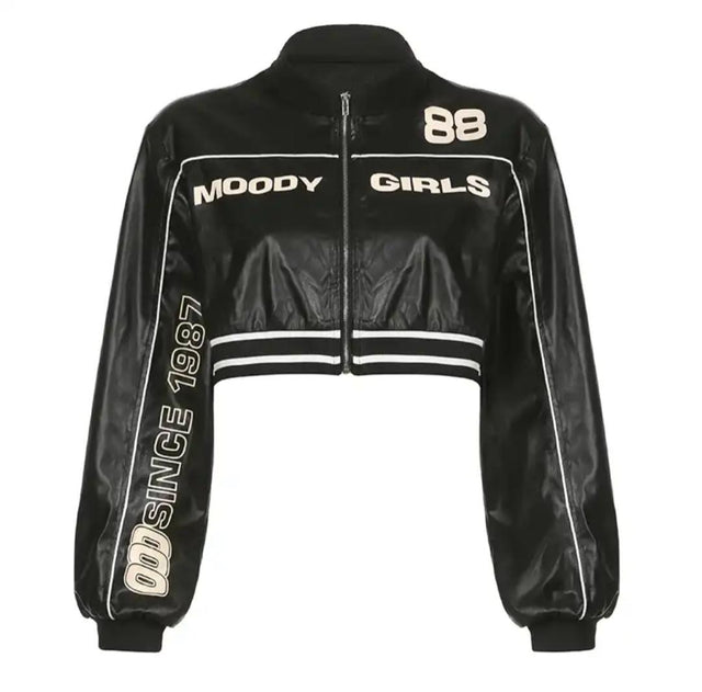 Moody Girls crop Jacket