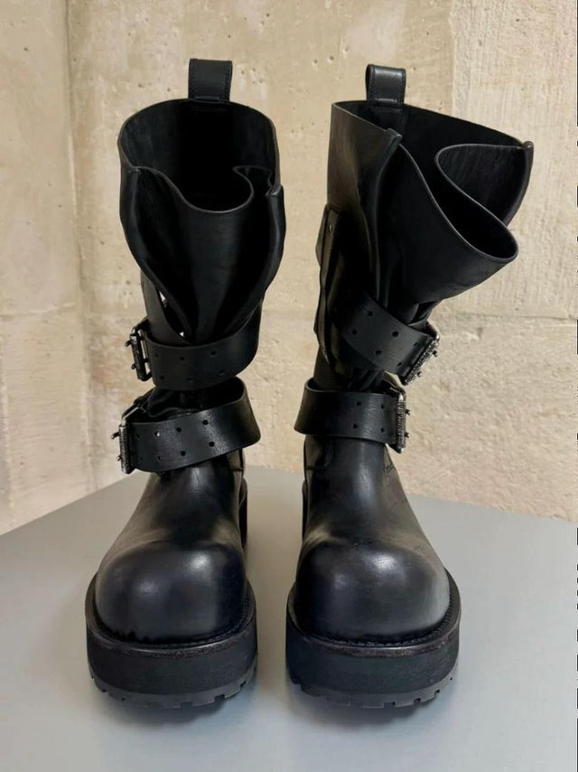 Leather Punk Boot