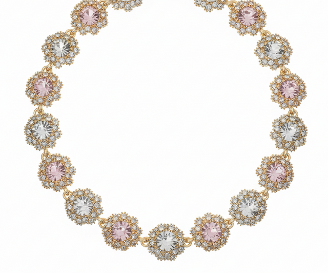 Abstract Gem Neckpiece by ENO