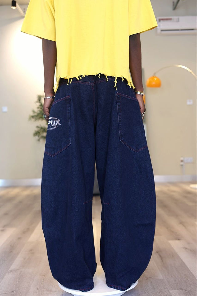 Curved Denim Pant (3 colors)