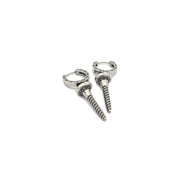 Screw Steel Earring
