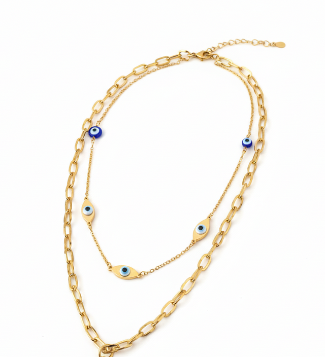 Evil Eye Gold Neckpiece by ENO