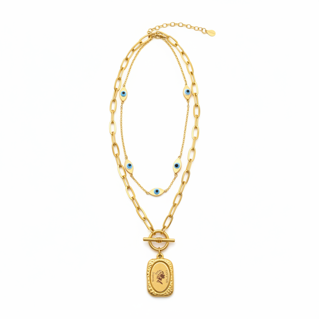 Evil Eye Gold Neckpiece by ENO