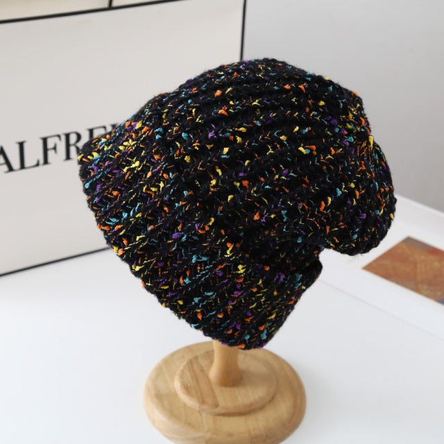 Rainbow Knit Hat