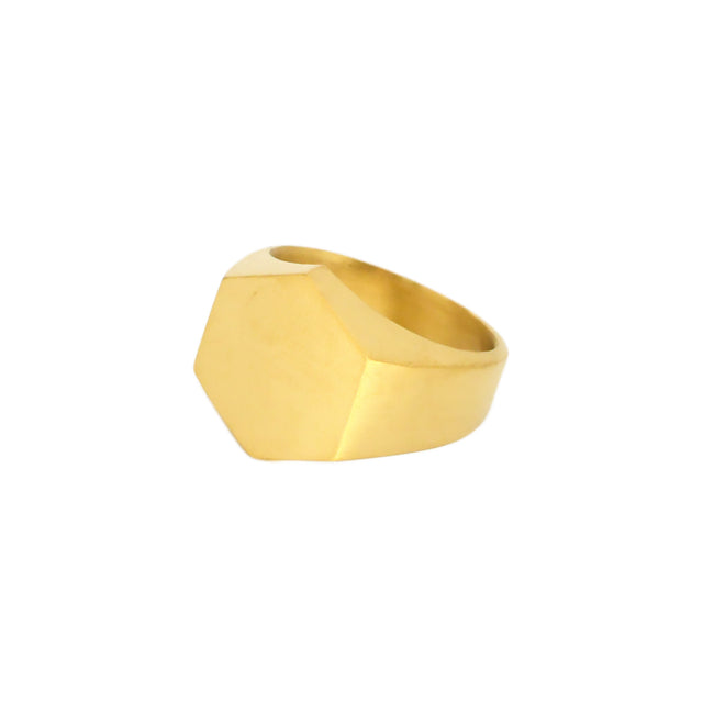 Octa Gold Ring