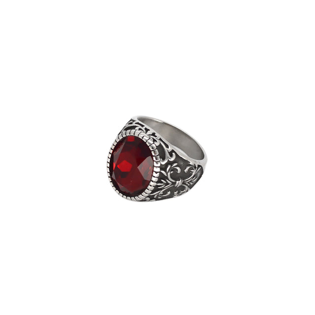 Cozas Gem Silver Ring