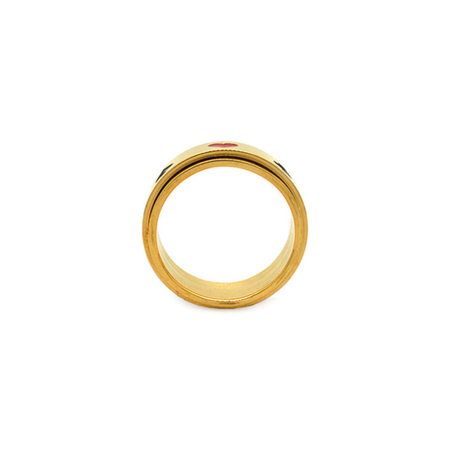 Suit Gold Ring