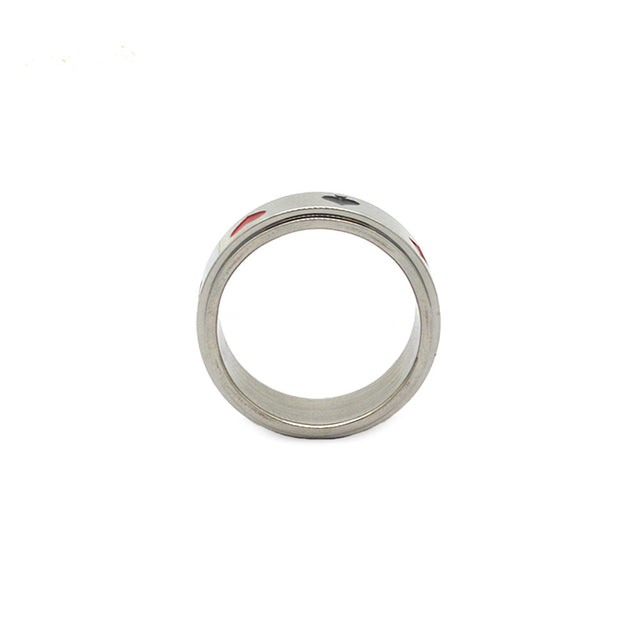 Suit Silver Ring