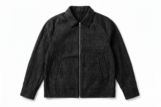 Refined Black Jacket Front