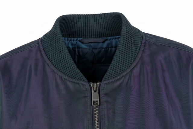 Ribbed Collar Detail