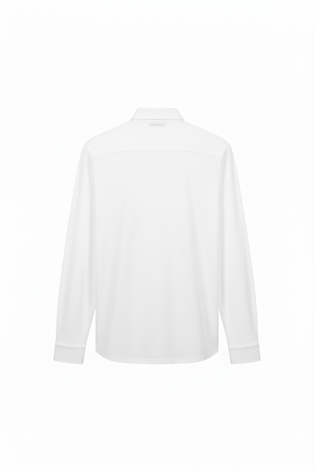 White shirt back view