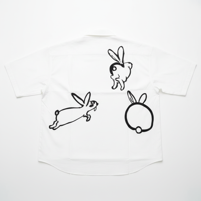 Line Art Short Sleeve Shirt by CRUX