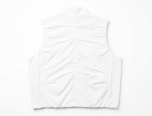 White vest back view
