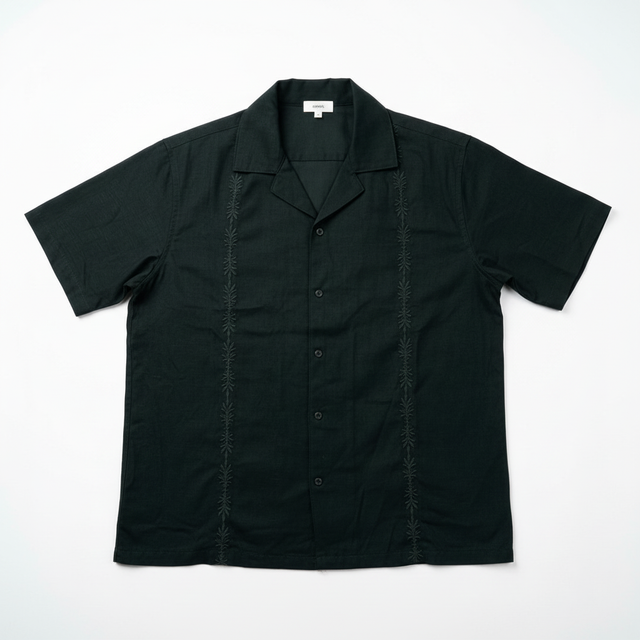 Wrinkle-free black shirt
