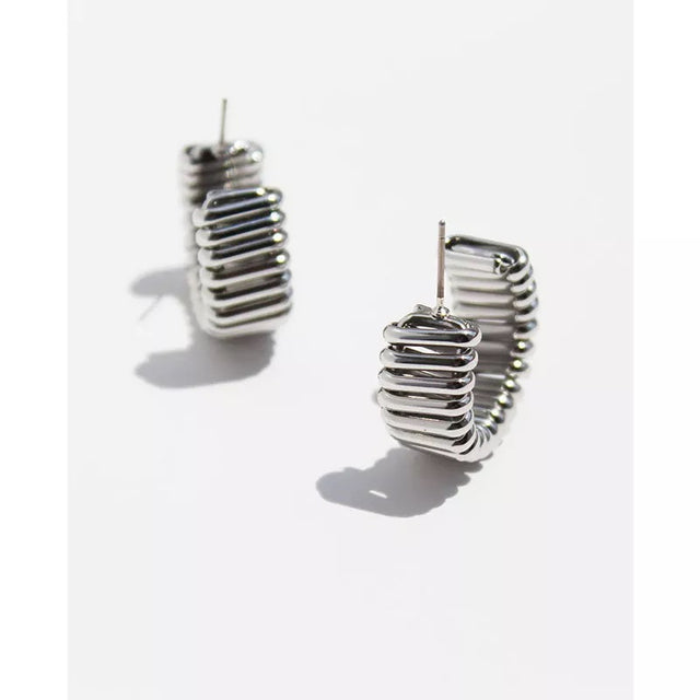 STRIPE TWIST EARRINGS