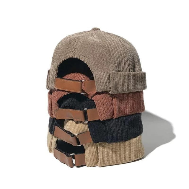 CORDUROY BRIMLESS HAT