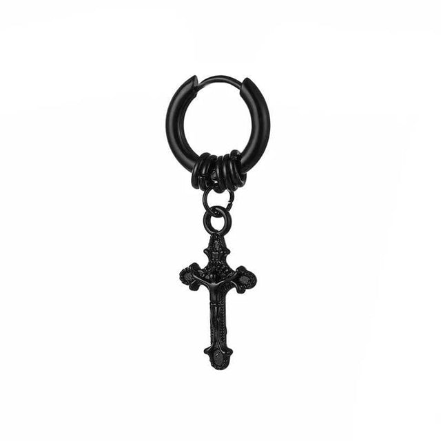 CRUXIFIX BLVCK EARRINGS