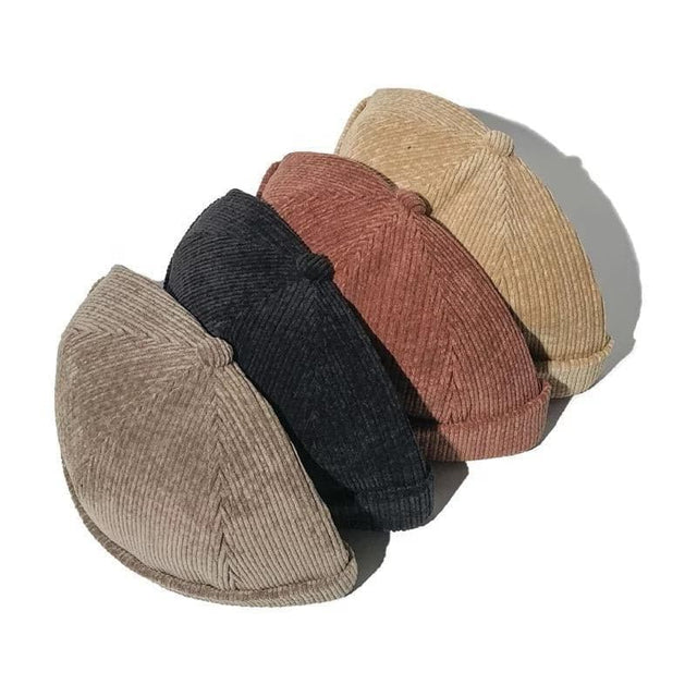 CORDUROY BRIMLESS HAT