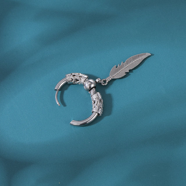 FEATHER POP EARRINGS