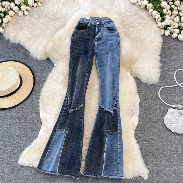 FLARED DENIM PANT