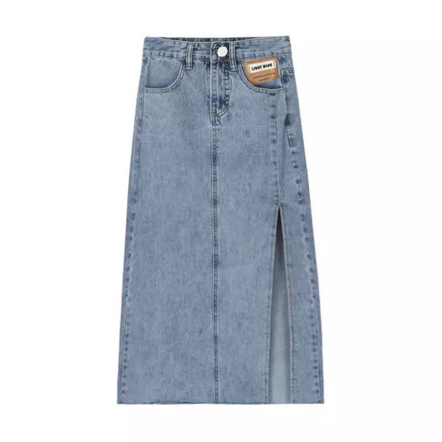 DENIM LONG SKIRT