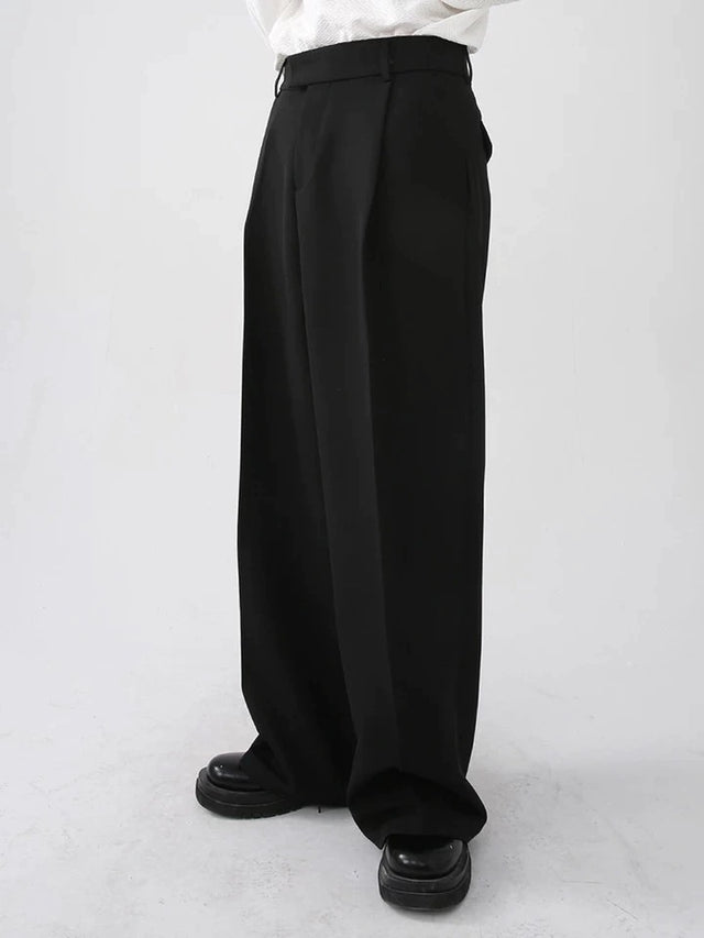 80s style plain pants