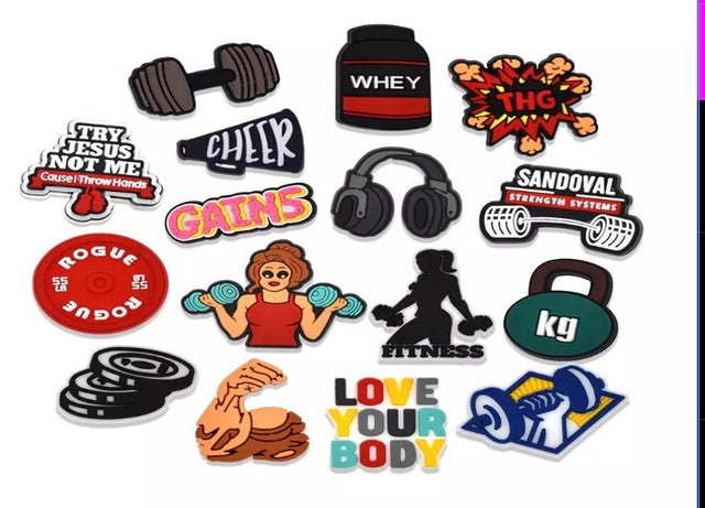 FITNESS SERIES JIBITZ CHARMS