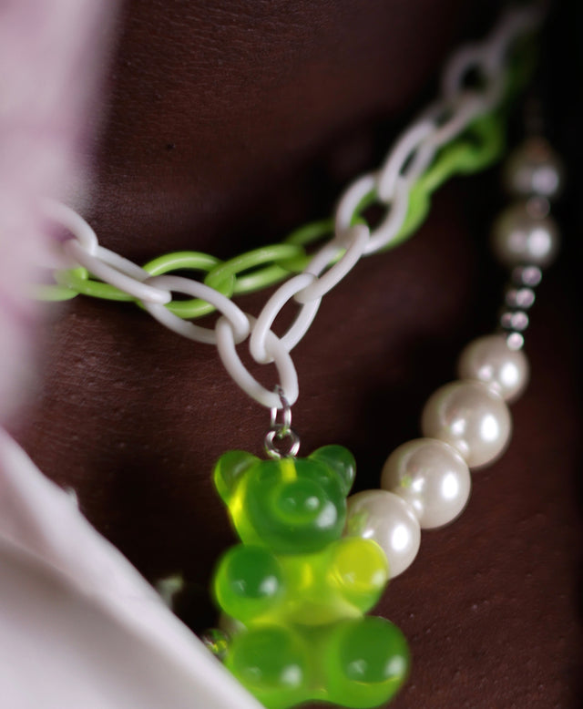 ACRYLIC TED NECKLACE