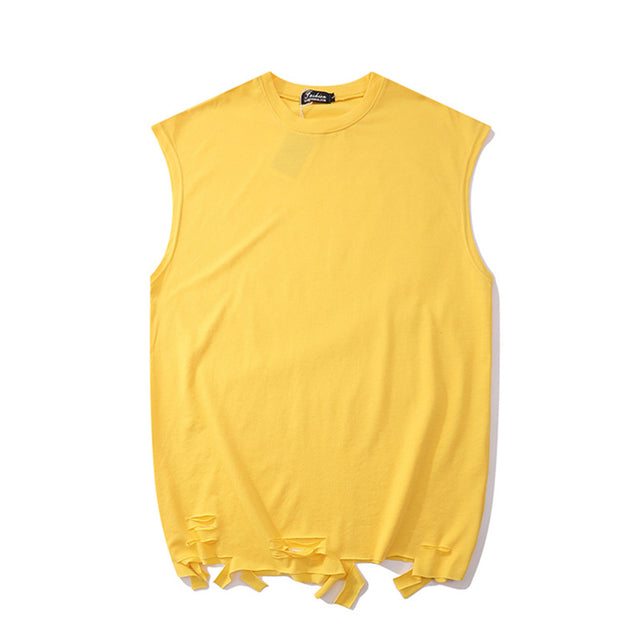 PLAIN RIPPED ARMLESS