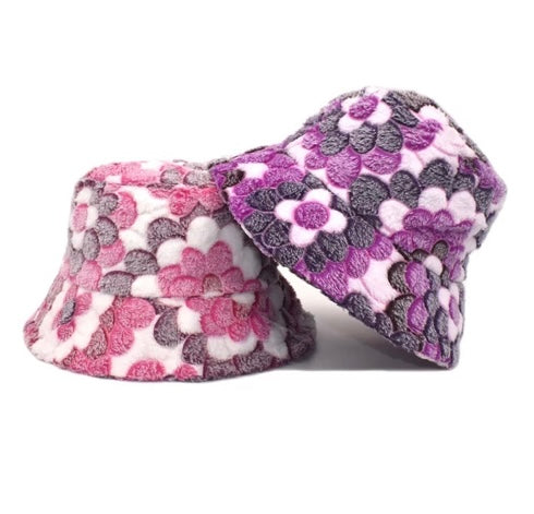 FLORAL PAT BUCKET HAT