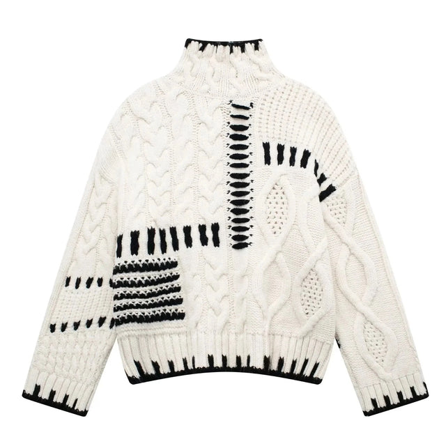 MONOCHROME KNIT SWEATER