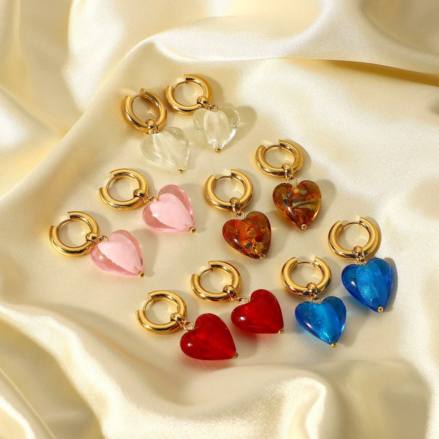 HEART ROLLER EARRING